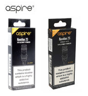 Pack of five Aspire Nautilus 2S mesh replacement vape coils, available in 0.7ohm and 0.4ohm resistance options for smooth vaping performance.